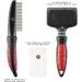 Mikki Puppy & Dog Grooming Set - Slicker Brush Comb & Flea Comb for Gentle Grooming | Best Starter Kit for Pets - Buy Online on GoSupps.com