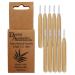 Bamboo Interdental Brushes Bamboo Handle Eco-Friendly 0.5mm Pack of 10