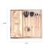 Expressions 6pc Rose Gold Makeup Brush Set - Precious Metal Brushes in Metallic Zipper Pouch for Flawless Application - Buy Online on GoSupps.com