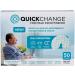 QuickChange Men's Incontinence Wrap - Maximum Absorbency Catheter Alternative for Reduced Mobility | 50-Count Adjustable Size 17 Ounce Capacity - International Shipping Available - Buy Online on GoSupps.com