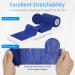 Lab On Adhesive 7.5cm x 4.5m - 6 Rolls Self-Adhering Cohesive Bandage for Dogs & Sports - Blue Veterinary Wrap for First Aid on Wrist & Feet - Buy Online on GoSupps.com