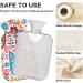 Buy Naanle Hot Water Bottle - Tribal Floral Fox Design | 2L Heat Bottle for Back Pain Relief & Cold Therapy - International Shipping - Buy Online on GoSupps.com