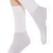 RELAXSAN 550 Diabetic Crew Socks for Men Women - Seamless, Non-Binding Cotton and Silver Socks for Sensitive Feet - White, 5-XL Man 9.5-11.5 / Woman 11-12.5 - Buy Online on GoSupps.com