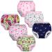 BIG ELEPHANT Baby Girls' Padded Potty Training Pants Underwear Dream Ballet 6 Pack 3T (Pack of 6)
