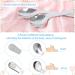 Futongda Stainless Steel Baby Spoons - 4-Piece Curved Training Set for Children | Dessert Coffee & Feeding Spoons in Silver - Buy Online on GoSupps.com