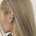 MUAYOUAUM Earrings A11 for Women Girls Rose Cool Sexy You(Non Piercing)