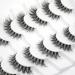 Buy 3D Clear Band Mink Eyelashes - Natural Cat Eye Wispy Reusable 7 Pairs (Happy Heartbeat No.218) - Shop Internationally! - Buy Online on GoSupps.com
