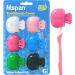 Mspan Toothbrush Cover Cap Case: Brush Head Protector Pods Plastic Travel Tooth Brushing Clip for Manual & Electric Toothbrush - 6 Packs 6 Count (Pack of 1) White Pink Dark Pink Blue Green Dark Teal