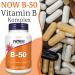Now Foods B-50 Vitamin B Complex - High-Dose Vegan Capsules Gluten-Free Soy-Free Non-GMO - 100 Vegan Capsules for Energy & Wellness - Buy Online on GoSupps.com