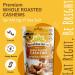 Sunshine Nuts Co. Whole Roasted Lightly Salted Cashews - Gluten Free, Peanut Free, Vegan Snack Packs - GMO Free - 2 Pack, 7 oz. Each - Buy Online on GoSupps.com