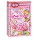 Dr.Oetker Princess Lillifee Muffins with vanilla taste 6 x 397 g baking mix for 12 muffins with pink glaze & pink decorative hearts ideal for children's birthday incl.