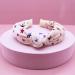 FROG SAC Metallic Star Top Knot Headband for Girls - Sparkly Ivory Hair Accessory - Buy Online on GoSupps.com