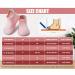 Dookeh Baby Shoes - Non Slip Soft Sole Sneakers for Boys and Girls | 6-9 Months | Pink - Buy Online on GoSupps.com