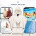 Morning Star Badeponcho | 100% Cotton Hooded Bath Towel for Babies & Toddlers | Oeko-Tex Certified | Beige | 1-3 Years - Buy Online on GoSupps.com