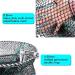 Anglerbasics Portable Crab Trap | Fish Trap for Minnow, Crawfish, Shrimp, Lobster | Bait Snare Trap (17.72x7.87) - Buy Online on GoSupps.com
