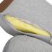 Premium Memory Foam Neck Massager Cushion - Vibration & Heating for Relaxation | Perfect for Home & Travel Improves Sleep - Buy Online on GoSupps.com
