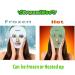 OrganiWoo Hot & Cold Therapy Face Ice Mask - Flexible Beads for Migraines Puffy Eyes Hangovers | Includes Freezer Bag - Buy Online on GoSupps.com