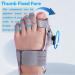 Bunion Corrector for Men & Women - Adjustable Orthopedic Splint for Big Toe Relief | Anti-Slip Heel Strap & Silicone Pad Fits Left & Right Feet - Buy Online on GoSupps.com