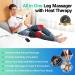 Rechargeable Leg Massager with Heat | Cordless Air Compression | Portable | Relax Muscles | Calf & Thigh Massage | 3 Modes & Intensities | Dark Blue - Buy Online on GoSupps.com