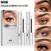 Buy 2-in-1 Eyebrow & Eyelash Growth Serum Kit - W3W for Longer Thicker Fuller Lashes & Brows | Natural No-Irritating Formula - International Shipping Available - Buy Online on GoSupps.com