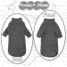Buy Pumyporeity Sphynx Hairless Cat Cotton Clothes | Cute Turtleneck Sweater | Breathable XL T-Shirt & Vest for Kittens - Soft Clothing in Black - Buy Online on GoSupps.com