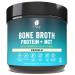 Bean Envy Bone Broth Protein Powder + MCT Oil + Acacia Fiber for Joint Protection, Better Digestion, Energy Boost, Weight Loss, and Sleep - Vanilla 12.32 Ounce (Pack of 1) Vanilla