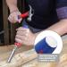 WORKPRO 3-piece Wood Chisel Set  Cr-V Construction  Bi-Material Soft Grip with Hammer End for Woodworking  Carving - Buy Online on GoSupps.com