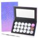 TIDTALEO Palette Magn tique Maquillage Vide Style Sir ne avec Bo tiers M talliques et Raclette Grand Plateau pour Fards Paupi res Facile Nettoyer Personnaliser pour Femmes et