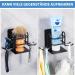 Stainless Steel Shower Razor Holder - Wall Mounted Adhesive Hook for Shaver and Toothbrush - No Drilling Bathroom Organizer - Buy Online on GoSupps.com