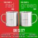 Stainless Steel Coffee Mugs - Red & Green Laser Engraved 13.5oz Double Walled Cups - Set of 2 - Great for Home, Camping, RV - Dishwasher Safe - Buy Online on GoSupps.com
