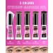 Tinted Eyebrow Gel 2Pcs Dark Brown Waterproof Long-Lasting Brow Gel Transfer-Proof Thickening Extreme Hold Eyebrow Glue Without Residue Shapes and Sculpts Brows Natural brow Makeup for Women-04 04 Dark Brown - Buy Online on GoSupps.com