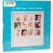 Dino My First Year Baby Keepsake Picture Frame - White Wood, 12 Months Photo Inserts - Nursery Decor Gift for Boys and Girls - Buy Online on GoSupps.com