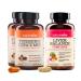 NatureWise (Pack of 2) Turmeric Curcumin 500mg + Bioperine Black Pepper - 30 Softgels 30-Day Supply + 1 Liver Balance - Milk Thistle Dandelion Turmeric - 60 Capsules 30-Day Supply