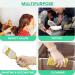 Rhino (1000 Count) Clear Vinyl Gloves Safety Work Gloves Powder-Free Latex-Free Non-Sterile Ambidextrous Safety Gloves Large - Buy Online on GoSupps.com