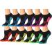 Tipi Toe Women's 12-Pairs Low Cut Athletic Socks with Arch Design - Black + Color Options - Buy Online on GoSupps.com