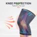 Knee Brace for Pain Relief | X-Large Compression Sleeve for Meniscus Tear & Arthritis - Black Pair - Buy Online on GoSupps.com