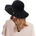 Women's Wide Brim Wool Floppy Hat with Braided Band in Black | Bienvenu - Buy Online on GoSupps.com
