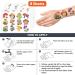 Mushroom Temporary Tattoos Sticker for Kids - 96Pcs Birthday Party Decorations & Gifts - Buy Online on GoSupps.com