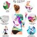 Women's Long Sleeve Rash Guard Swim Shirt UPF 50+ Rainbow - XX-Large - Buy Online on GoSupps.com