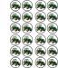 24 Green Tractor Edible Cake Topper Farm Party Decorations Tractor Birthday Decorations Farmer Cupcake Toppers Farm Cake Decorations Tractor Gifts For Men Tractor Party Digger Cake Topper - Buy Online on GoSupps.com