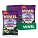 Vivil Black currant with 11 herbs 15 bags cough candies with currant flavor sugar -free & vegan 15 x 120g black currant 15 bags