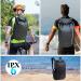 QIGARUGU 20L Waterproof Backpack with Phone Case & Waist Pouch Set - Ideal for Kayaking, Hiking, Swimming, Camping & Fishing - Black - Buy Online on GoSupps.com