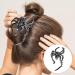Halloween Hair Claw Clips Horror Hair Clips Gothic Hair Barrettes Hairpin Metal Spider Hair Accessories Black Halloween Hair Accessories Decoration for Women Girls (Spider) - Buy Online on GoSupps.com