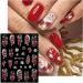 JMEOWIO 3D Embossed Christmas Nail Art Stickers Decals Self-Adhesive 5D White Snowflake Winter Holiday Nail Supplies Nail Art Design Decoration Accessories 4 Sheets - Buy Online on GoSupps.com