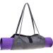 Yoga Mat Carrying Bag with Shoulder Strap and Storage Pocket - Cosmos Design - Buy Online on GoSupps.com