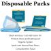 Baar Castor Oil Packs Kit - Heating Pad & Hexane-Free Palma Christi Oil - Reusable Wool Flannel Cloth - Disposable Packs - Buy Online on GoSupps.com