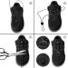 Buy CampTeck Quick Release Elastic Shoelaces - Black | Fast & Easy Lacing System for All Shoes - International Shipping Available - Buy Online on GoSupps.com