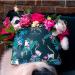 Sara Miller Tahiti Large Dark Green Cosmetic Bag - Stylish Travel Organizer & Makeup Pouch | International Shipping Available - Buy Online on GoSupps.com