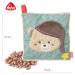 Fehn Cherry Pit Cushion Bear - 15 x 15 cm - Soothing Heat/Cold Pad for Babies - Multicoloured Classic - Buy Online on GoSupps.com