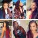 Shop Ombre Burgundy Braids Extensions - 6PC Jumbo Synthetic Hair for DIY Wigs | 100g Each | International Shipping - Buy Online on GoSupps.com